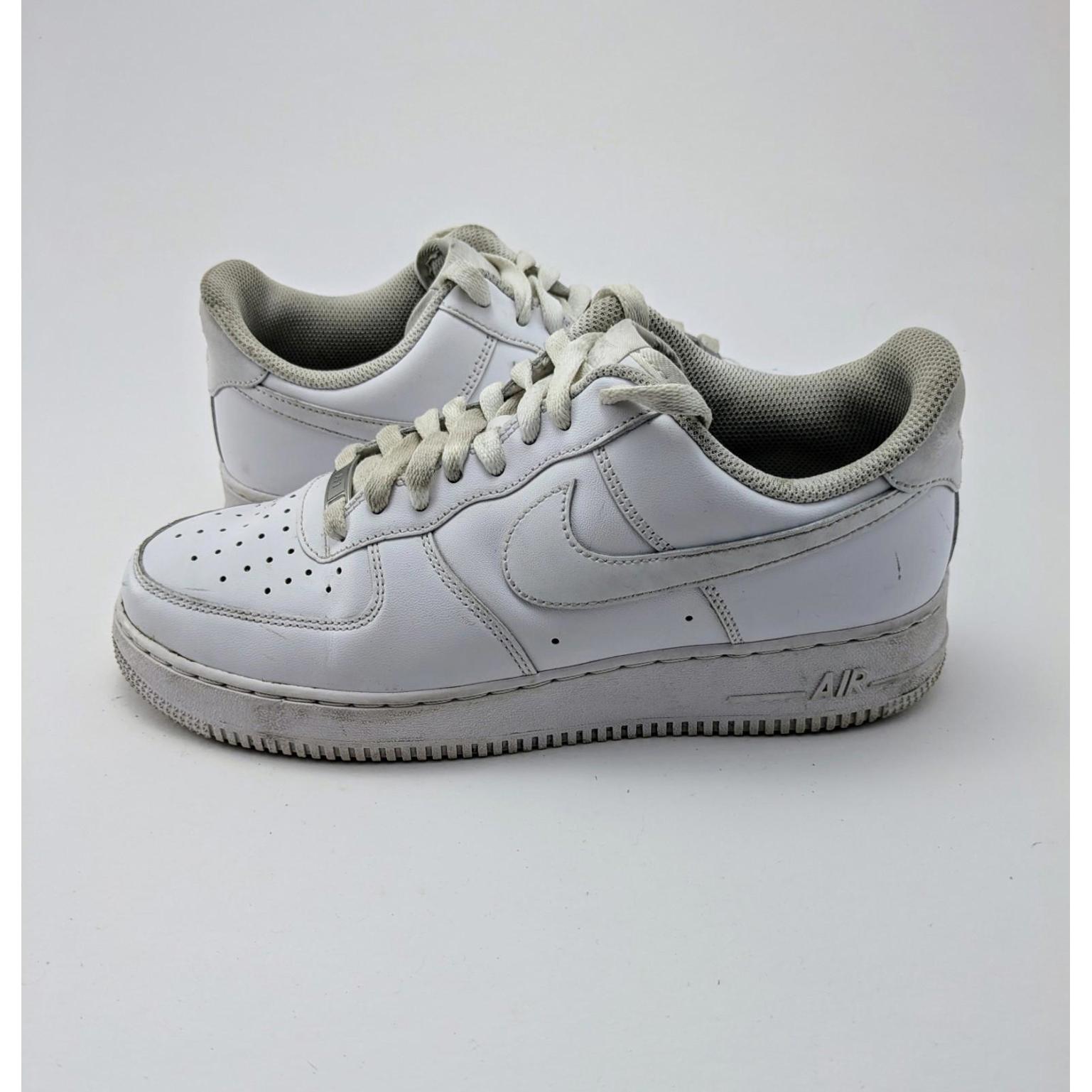 Mens Nike Air Force 1 07 White Casual Leather Sneakers Shoes Cw2288-111 Size 8.5